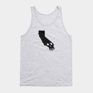 Skullifornia Black Skull Tank Top